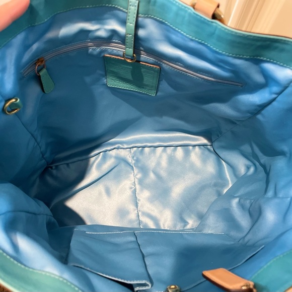 RARE COACH BUBBLE FISH CORAL LARGE TOTE - Picture 8 of 10